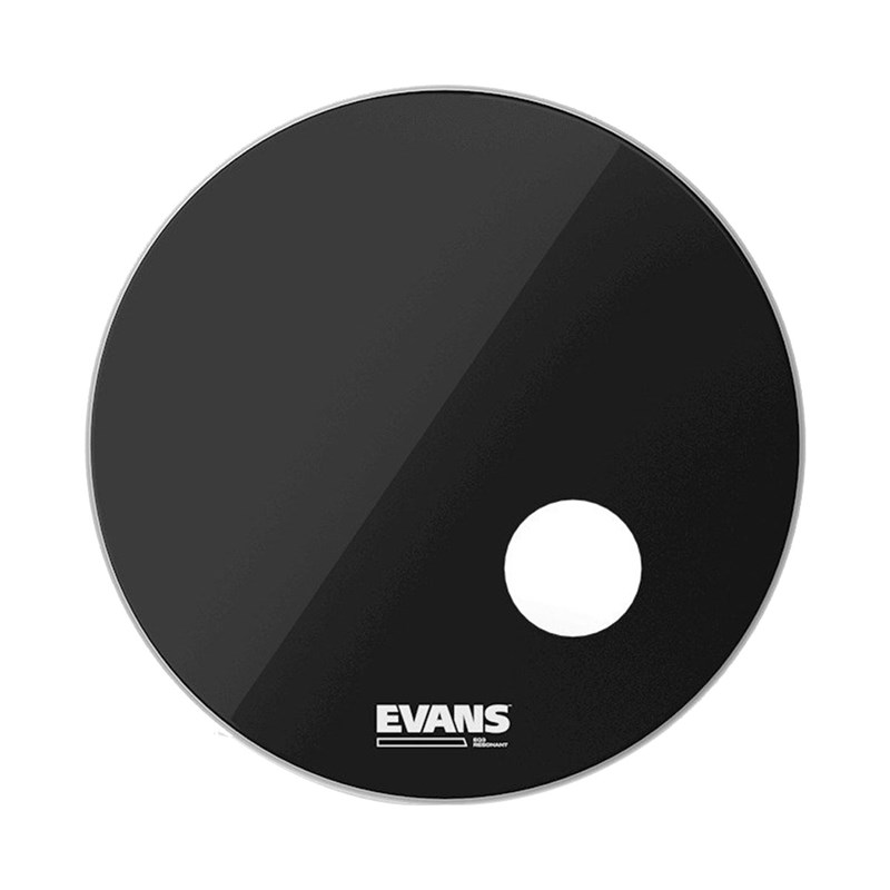 Evans EQ3 Resonant Black Bass Drumhead -22inch